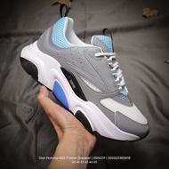 Dior Homme B22 Trainer Sneaker Retro Chunky-Sole Canvas Shoes Breathable Mesh Shoes Casual Couple Sh