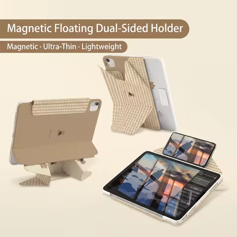 Smart Folio Cover for iPad A16 11th iPad Air 11 2026 Funda iPad Pro 11/13 2025 Mini 8.3 A17 Pro Magn
