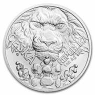 2023 1 oz Niue Czech Lion 999 Silver
