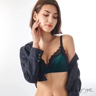 LadyMe Wireless Underwear-Gorgeous Christmas-Dark Green Set Underwear Sexy Concentrated [A-E Cup]