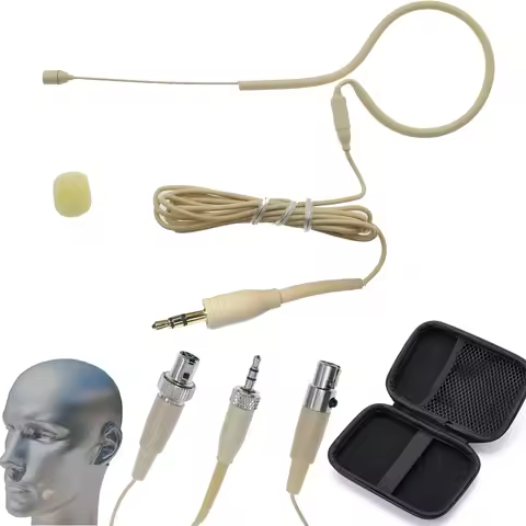 Original MX153 Ear Hanging Headset Microphone For Sennheiser Shure MiPro AKG Audio-Technica 4Pin 3Pi