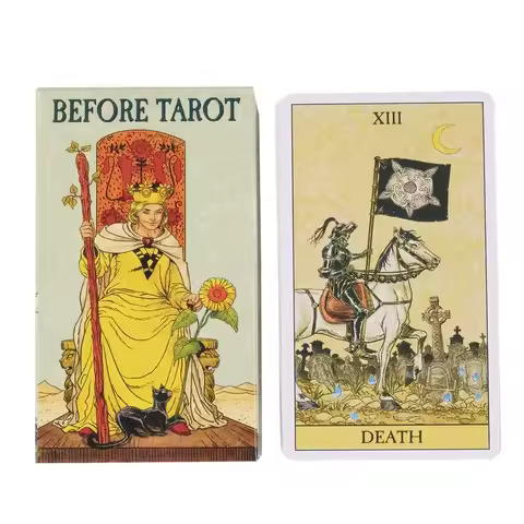 78Pcs Fortune Telling Tarot Cards Before Tarot Divination Tools Standard Tarot Decks for Board Game 