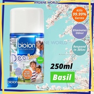 Bio Ion Deo Sanitizer Aerosol Air Freshener Spray Refill 250ml / Bioion Air Freshener Spray Disinfec