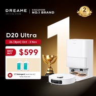 【NEW LAUNCH】Dreame D20 Ultra / L50 Ultra CE Robot Vacuum | 25,000Pa Suction Power | Extendable Side 