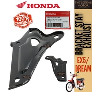 EX5 DREAM HIPOWER Exhaust Bracket Ezos Braket Ejos Kaki Besi Stay Tapak Ekzos Ezox Ori 18315-KFV-M20