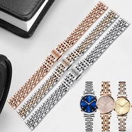 4/3✈Stainless steel watch strap for women Armani Starry Tissot stainless steel bracelet 12 14 16mm steel strap