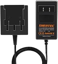 Shentec 40V Li-ion Charger 29482 Compatible with GreenWorks 29462 29472 Slide-in Style Battery for G