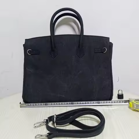 Fashion Luxurious Women's Handbag Ins Famous Canvas Crossbody Shoulder Bag Totes Artisanal Girl's Pu