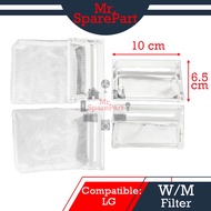 ( Compatible : LG ) Washing Machine Dust Filter ( 10*6.5 cm )