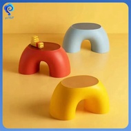 Stool Rainbow Shape Footstool Kids Step Stool Seat for Living Room Indoor Furniture ChildrenS Stool