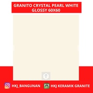 GRANIT LANTAI GRANITO SALSA PEARL WHITE 60X60 KUALITAS 1 GRADE A