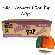 120 Pcs Wizzi Pop Ice Tube Pop Ais Malaysia Ice Cream Fruit Flavour in Carton HALAL (LOCAL READY STO