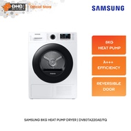 Samsung 8KG Heat Pump Dryer DV80TA220AE/FQ A+++ Efficiency Intelligently Dries DV80TA220AEFQ Mesin P