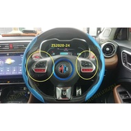 Delivered From The Shop In Bangkok. Silver Steering Wheel Decoration Set For MG ES EP(PLUS) VS HEV M