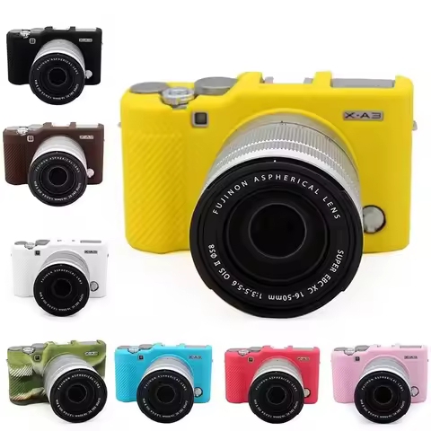 Soft Silicone DSLR Camera Body Cover Case Protector For Fujifilm XA3/XA5/XA10/XA20 New Fujifilm Bag 
