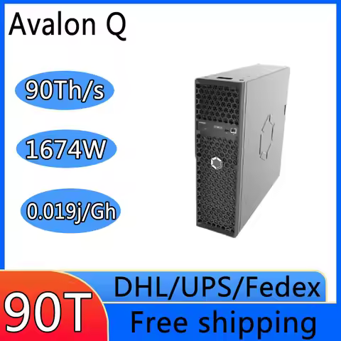 Canaan Avalon Q 90TH/S 1674W Bitcoin 18.6 J/TH Home Quite Miner De Avalon Q Bitcoin Miner Avalon Q C