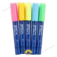 [Gel Stick Crayon Highlighter Oval Type]固体蜡笔荧光笔 (椭圆型)【Arise and Shine兴起发光】 Gel Highlighter Highlight