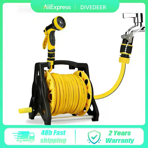 DIVEDEER 10M~30M Household water hose cart Hose for watering flowers Car wash high pressure water gu