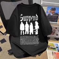 MOLAN Áo phông cỡ to thời trang với in Gothic và vừa vặn thoải mái