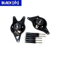 กันล้มแคร้งเครื่อง CNC (ซ้ายขวา) HONDA CBR250R / CBR300R / CB300R / Rebel ทรงหูกระต่าย