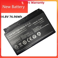 P157SMBAT-8 14.8V 76.96wh/5200mAh Battery 6-87-P157S-4272 6-87-P157S-4273 For Clevo P177SM P157SM P1
