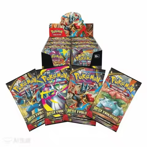 Original Pokemon Trading Card PTCG English Version ME01 MEGA EVOLUTION Booster Box ETB Cards