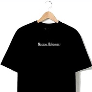 NASSAU BAHAMAS Printed t shirt unisex 100% cotton