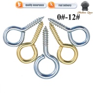 [7QJ3] Bolt Dropper Closed Sheep Eye Ring Screw Air Hook Self-Tapping Screw Closed Hook Self-Tapping