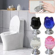 [ Featured ] Auxiliary Toilet Water Tank Switch - Bathing Bathroom Tools - Toilet Water Tank Button Press - Cabinet Drawer Door Handle - Rose Handle Toilet Presser