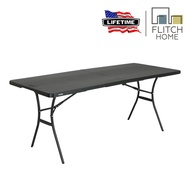 Lifetime 6 FT Fold-In-Half Table - Black
