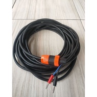 Jack Speaker Cable SPEAKON To Jack Banana ORANGE B Prime Cable 2 x 1.5