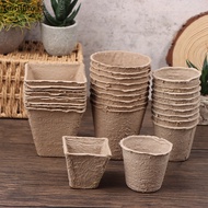 NB  10Pcs Biodegradable Plant Paper Pot Starters Nursery Cup Grow Bags For ling Home Gardening Tools n