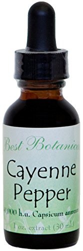 [USA]_Best Botanicals Cayenne Pepper Extract (40 M.H.U.) 1 oz.