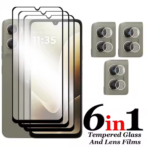 For Motorola Moto G06 Power Glass For Motorola Moto G06 Tempered Glass 2.5D Full Cover Screen Protec