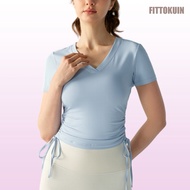 FITTOKUIN - Woman Workout Top Gym Yoga Pilates Tennis Badminton Padel Pickleball Cycling Women's Spo