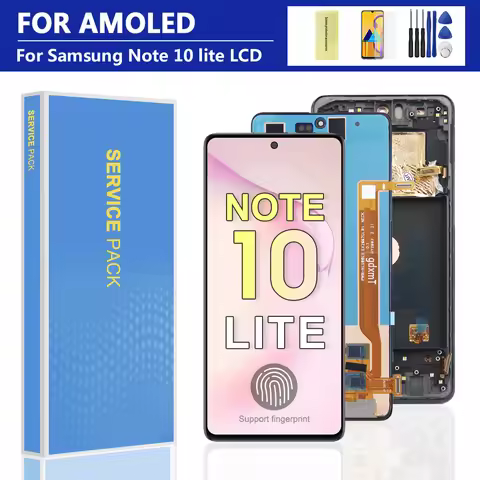 6.7'' AMOLED Note10 lite LCD Replacement, For Samsung Note 10 lite Lcd N770F/DS N770F/DSM LCD Displa