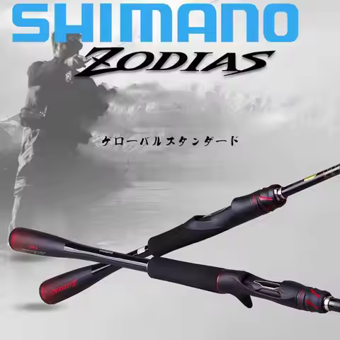 SHIMANO ZODIAS Fishing Rod 2 Parts Spinning/Casting Fishing Rod F/R Power 1.93M 2.08M 2.29M Aluminum