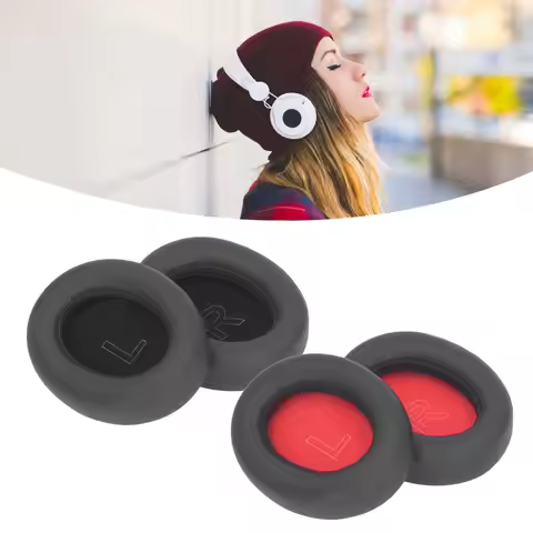 Replacement Earpads for Anker Soundcore Life Q10 Life 2 NEO Protein Leather Sponge Headphone Ear Pad