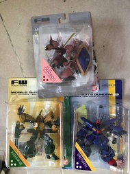 全新三隻 BANDAI FW Fusion Works Mobile Suits Gundam 高達 asshimar gelgoog dreissen 勇士
