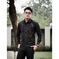 ADA KEMEJA BATIK PRIA ORIGINAL SLIMFIT MOTIF GURDO IRENG BAJU BATIK