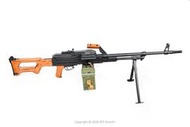 RST紅星A&K PKM 俄系電子動力 機槍 機關槍 步槍 長槍 BB槍 實木 黑色 雙款可選 24KSS-PKM-W