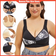 36-50 A-G Cup Plus Size Women Bra Front Open European American Size  without Steel Ring  Printing Ov