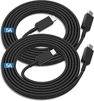 USB C Cable for Samsung Charging Cable 2Pack 6ft,100W PD 5A QC 4.0 Fast Charging,Type C Charger Cord
