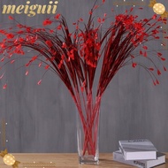 MEIGUII 5pcs/Pack Peacock Grass, 20 Heads Multicolor Artificial Grass, Bohemian Feather Texture 80cm