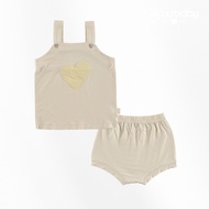 Bubaby ชุดสายเดี่ยวผ้าใยไผ่ สำหรับเด็กผู้หญิง กามิ / Bambus Gami Baby Girl Camisole Set