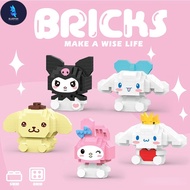 BF Sanrio Mini Building Bricks Cute Block Toys Eductional Toys Gift Ornament Decoration