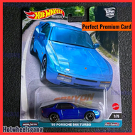 Hot Wheels Porsche 944 Turbo Premium 1st Editions Car Culture Blue Model Hot Wheels 84 Porsche 944 T