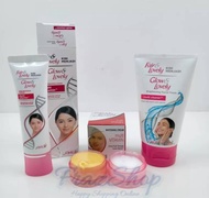 Paket Lengkap Glow &amp;Lovely 7in1 -Paket Glowing Fair and Lovely 7in1 Original -Krim Siang Krim Malam -Bedak -Facialfom -Plembab -Serum Acne Pink -Masker Vita Glow Original Bpom