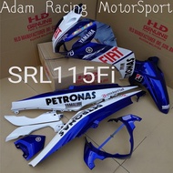 Ready Stock HLD Coverset Yamaha SRL115 FI Petronas Fiat 46 Sticker Tanam Cover Set Lagenda115 FI Lag