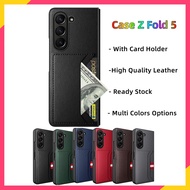 Samsung Z Fold 5 Case With Card Slot Shockproof Leather Case Samsung Z Fold 5 Galaxy Z Fold 5 Case Z